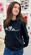 Lade das Bild in den Galerie-Viewer, AVA LOVES YOU HOODIE DARK