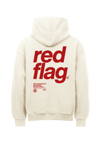 Lade das Bild in den Galerie-Viewer, Red Flag Oversized Hoodie