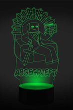 Lade das Bild in den Galerie-Viewer, Abge Thron 3D LED Lampe