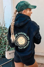 Lade das Bild in den Galerie-Viewer, CHOOSE LIFE HOODIE BLACK
