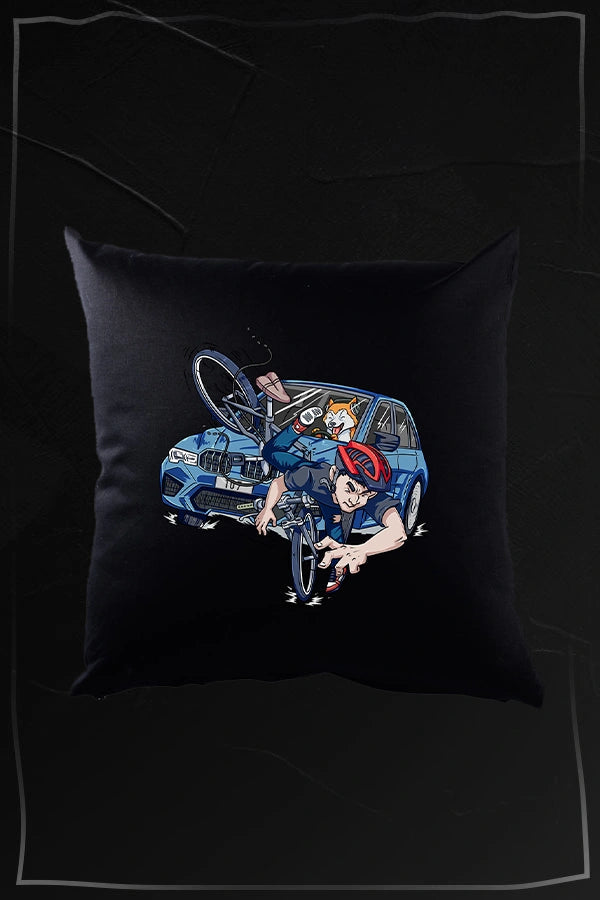 Radlfahrer Kissen black