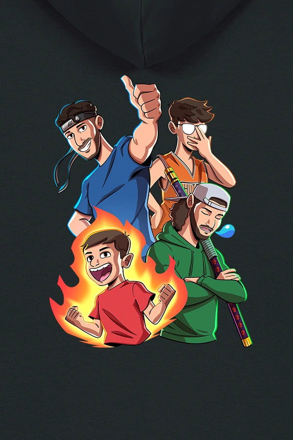 DEMON’SQUAD Sweat à capuche Eclipse