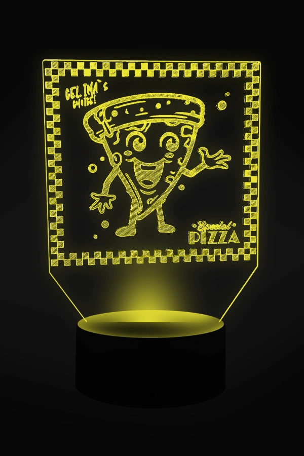 Pizza Club LED Lampe