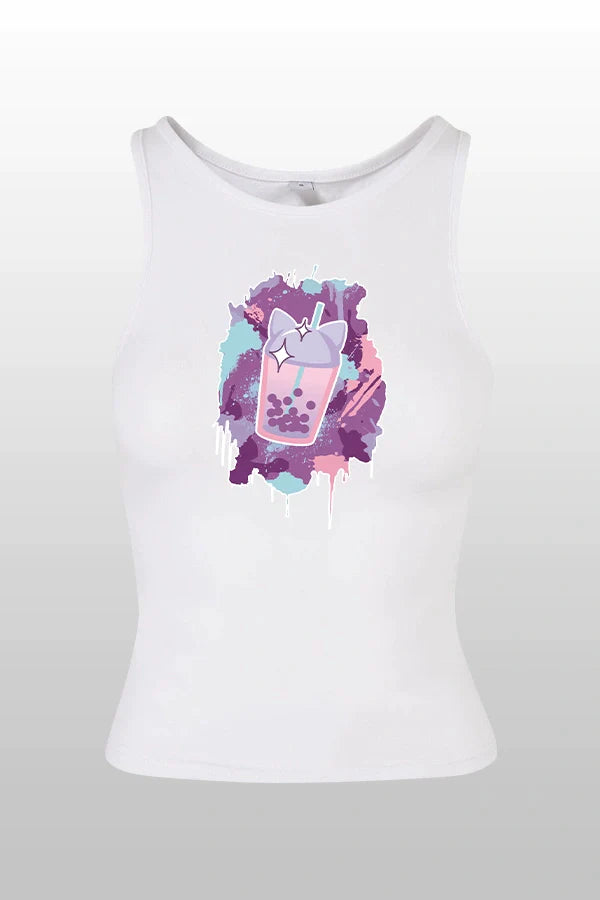 AVAS BUBBLE TEA EXPLOSION TANKTOP LIGHT