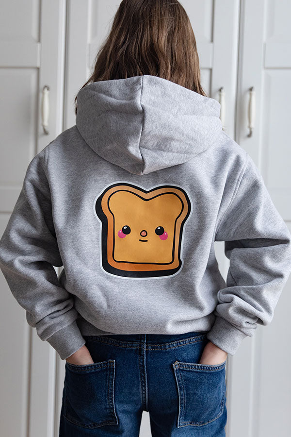 TocaToast Hoodie heather grey