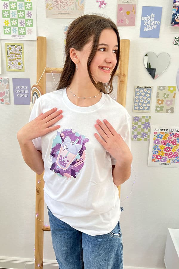 AVAS BUBBLE TEA EXPLOSION T-SHIRT LIGHT