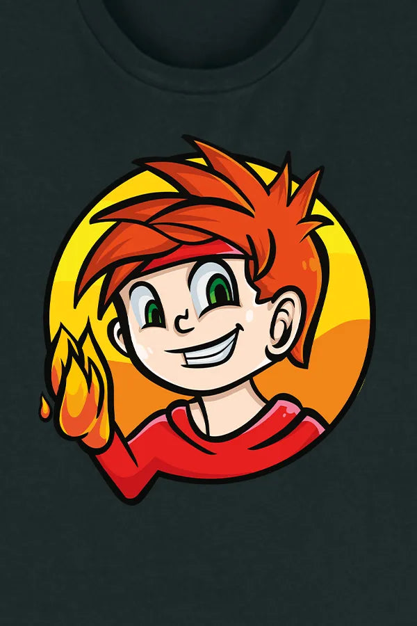 SpaceMitFeuer Shirt black