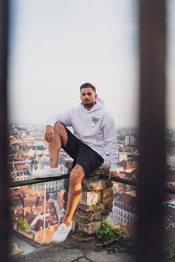 Wellness Wäsch Hoodie white