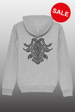 Lade das Bild in den Galerie-Viewer, Geometric Hoodie heather grey
