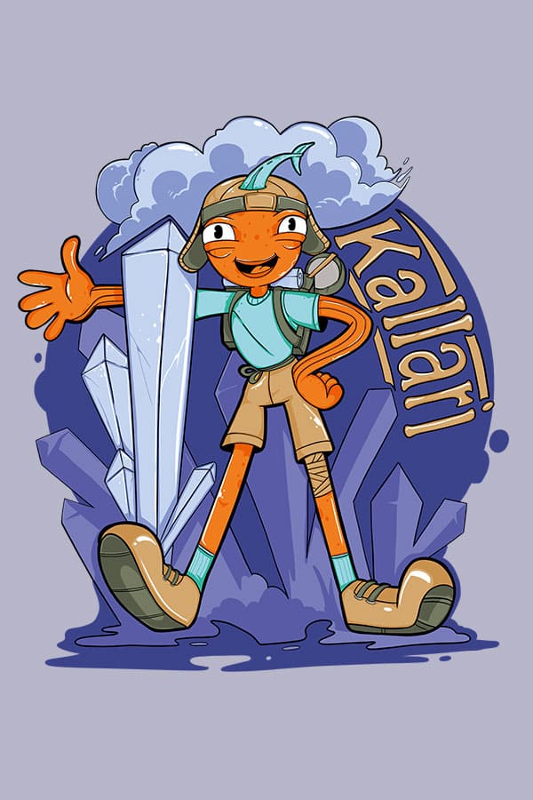 Maglietta viola Pesciosa