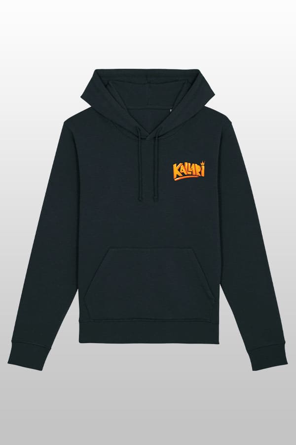 Felpa nera Kallari bambini