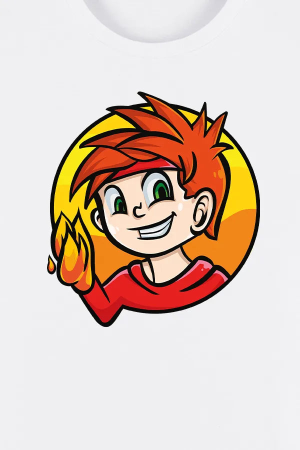 SpaceMitFeuer Shirt white