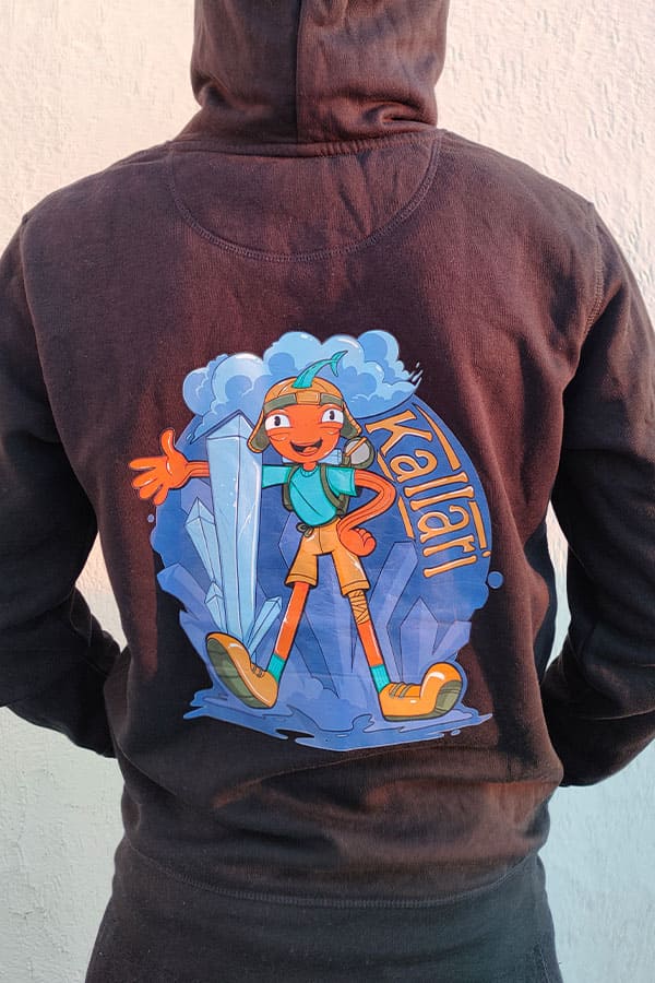 Felpa nera Pesciosa bambini