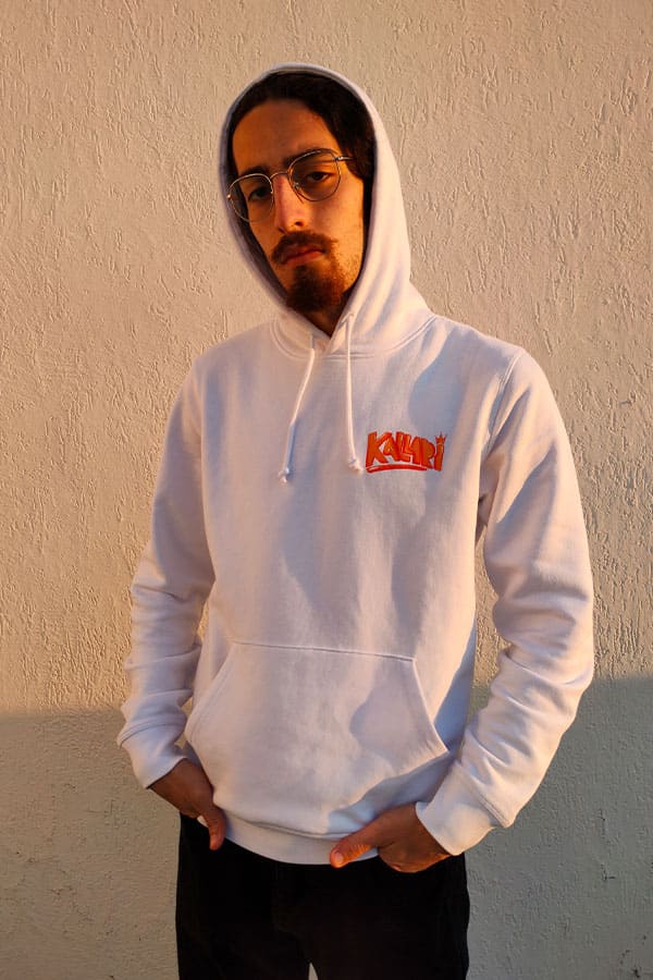 Felpa bianca Pesciosa bambini