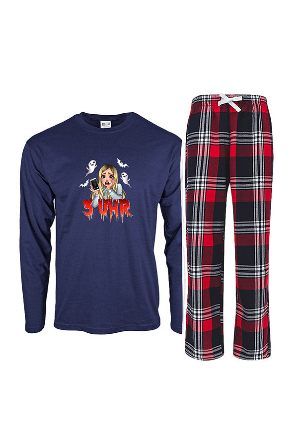 3 Uhr Kinder Pyjama karo lang