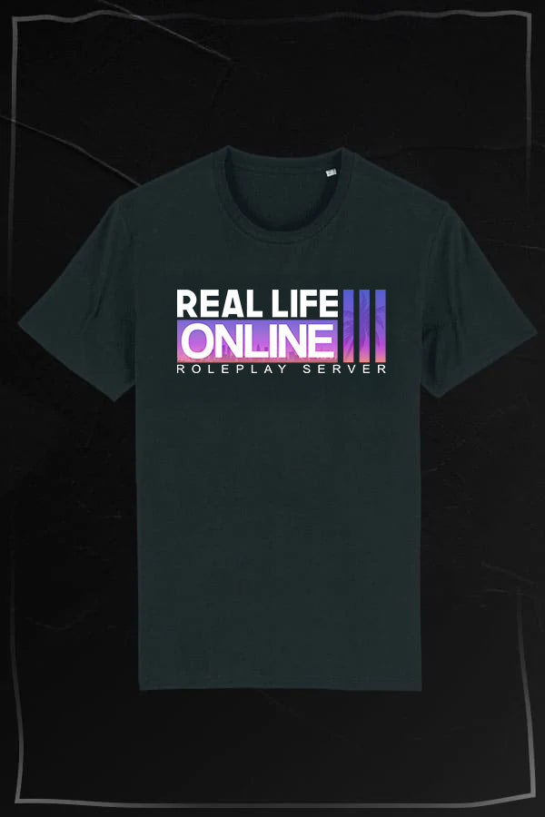 Real Life Online Roleplay Server Shirt black
