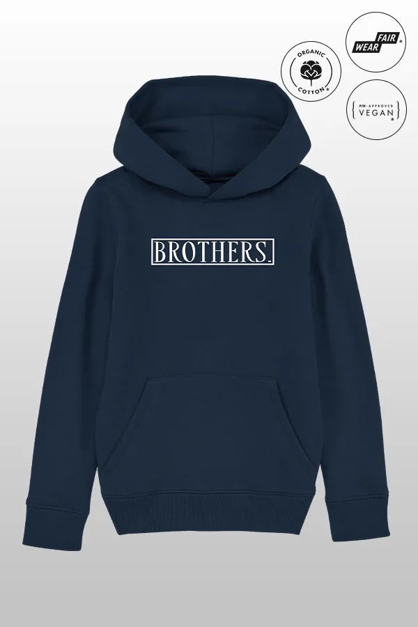 Brothers United Sweat à capuche Bleu Enfants