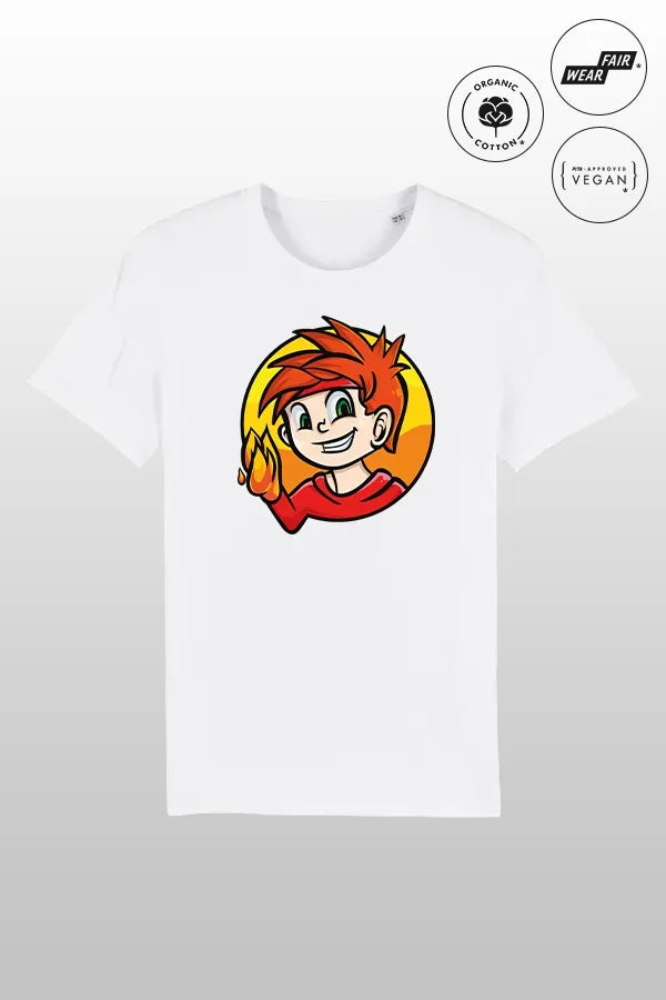 SpaceMitFeuer Shirt white