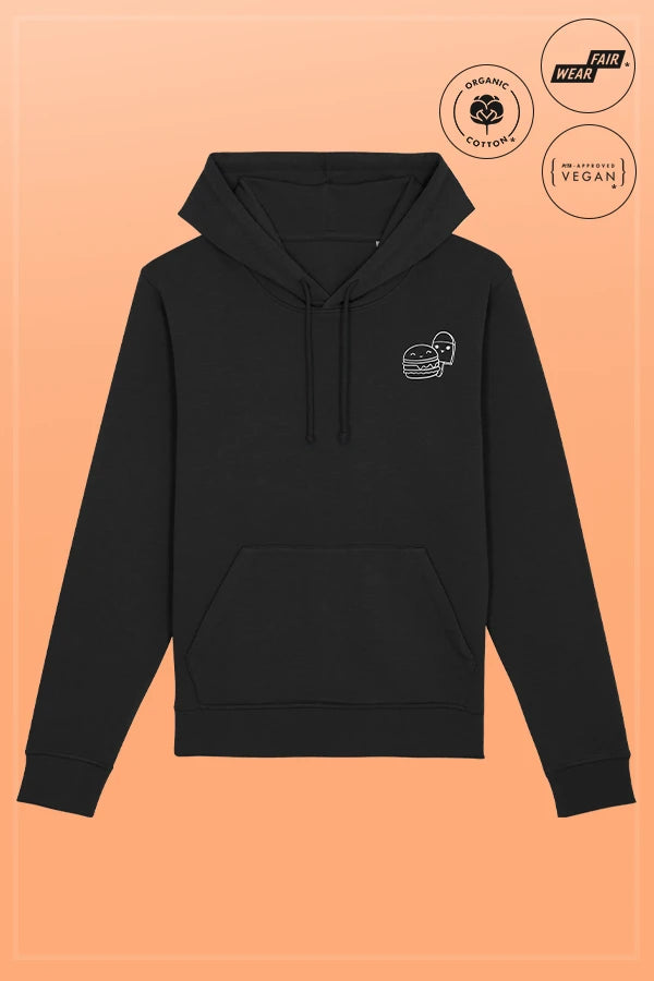 Food Vibe Hoodie black