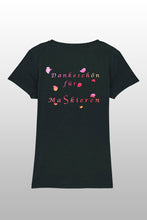 Lade das Bild in den Galerie-Viewer, Dankeschön für MaSkieren T-Shirt-V schwarz
