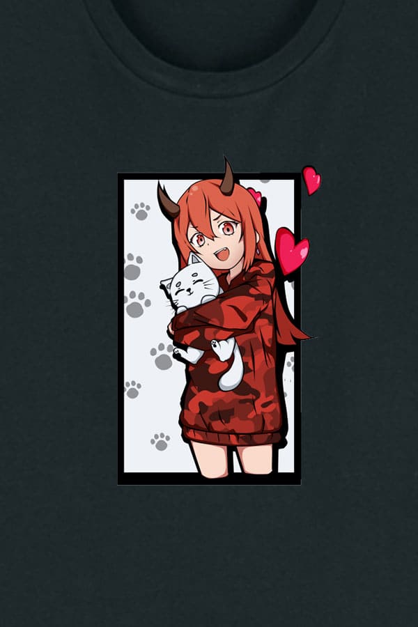 LivzHD Katzen Shirt black