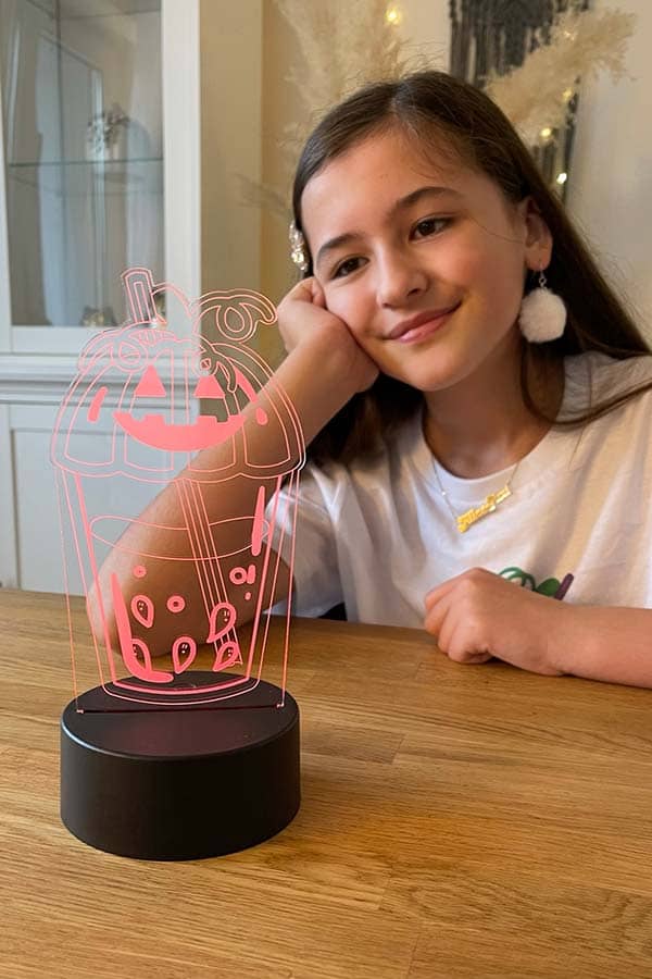 Ava Bubble Tea 3D LED Lampe