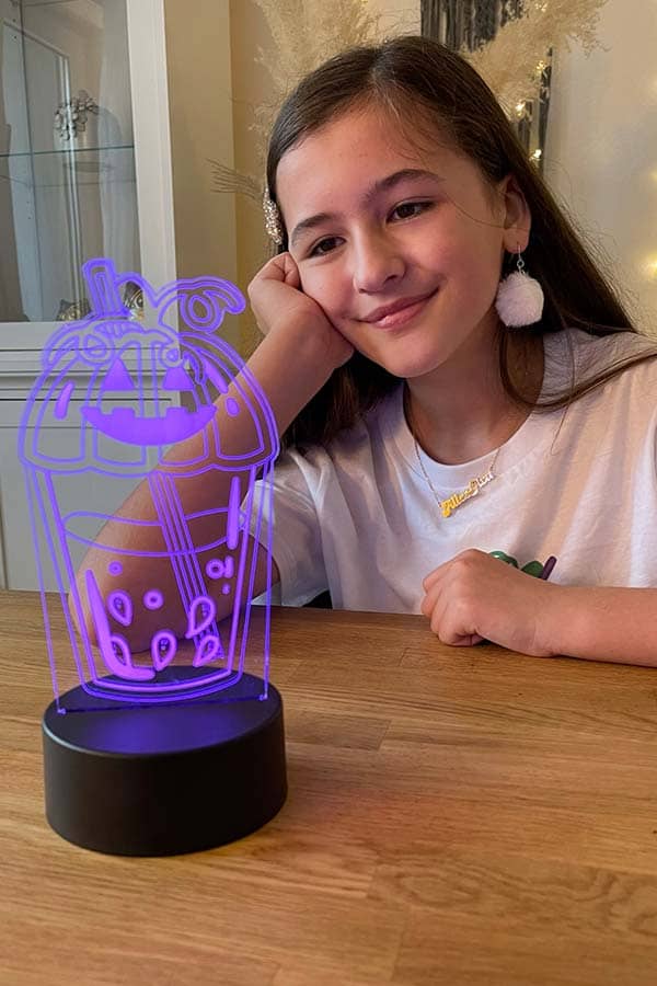 Ava Bubble Tea 3D LED Lampe
