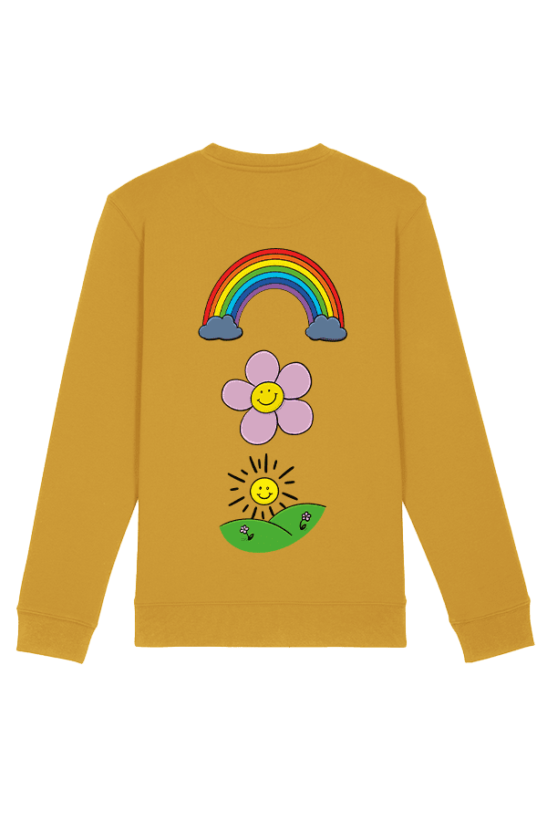 Sweat-shirt Jaune Souka