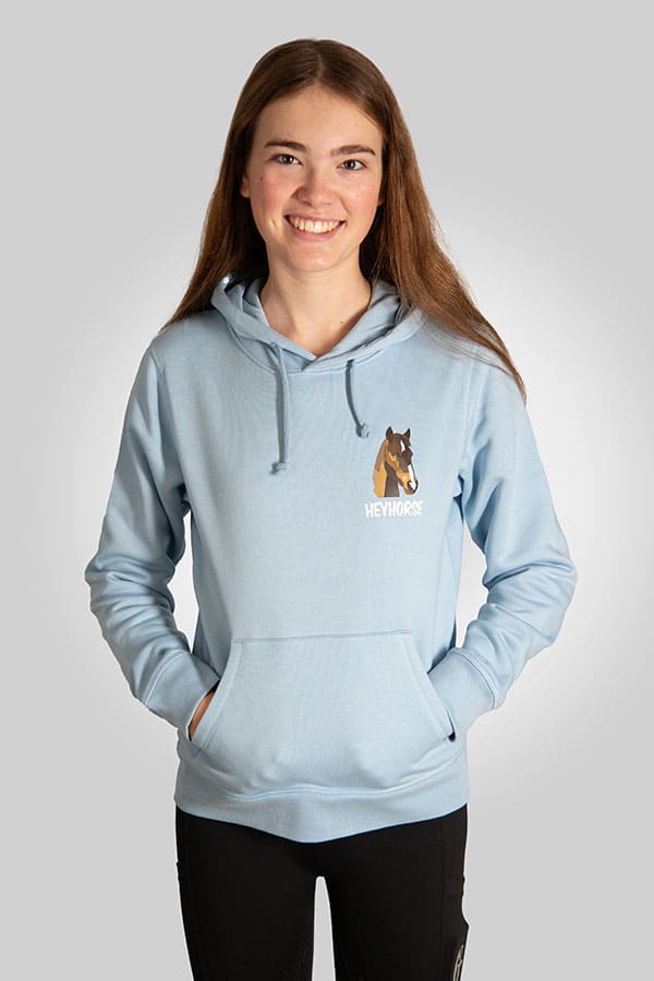 HeyHorse Hoodie sky blue