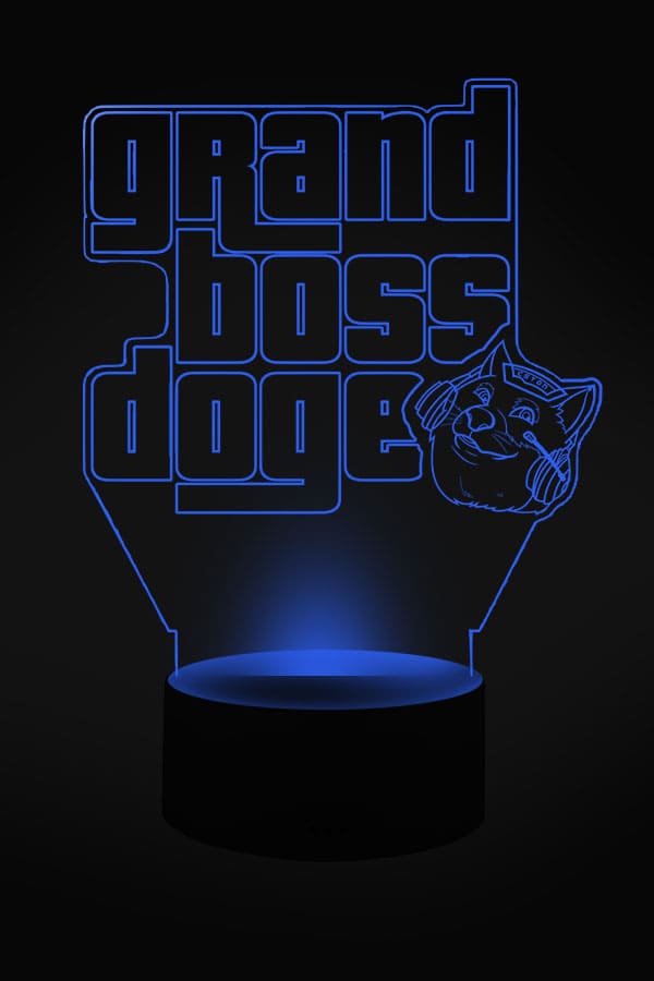 Grand Boss Doge LED Lampe