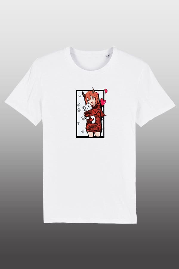 LivzHD Katzen Shirt white