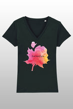 Lade das Bild in den Galerie-Viewer, Dankeschön für MaSkieren T-Shirt-V schwarz
