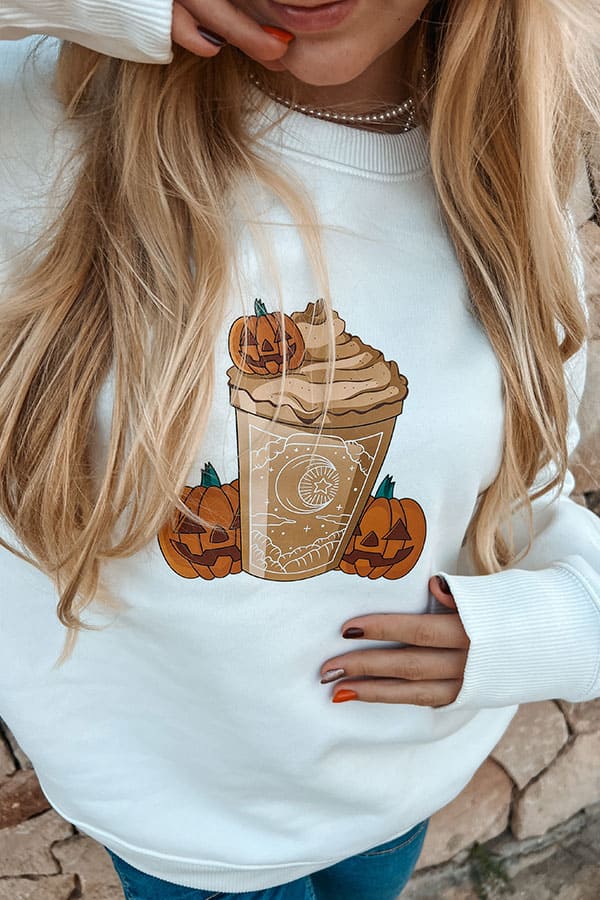 FALL FRAPPUCHINO SWEATER OFF WHITE SALE