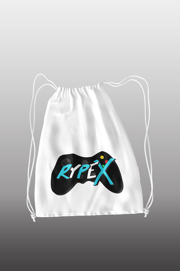 Rypex Gamer Turnbeutel weiß