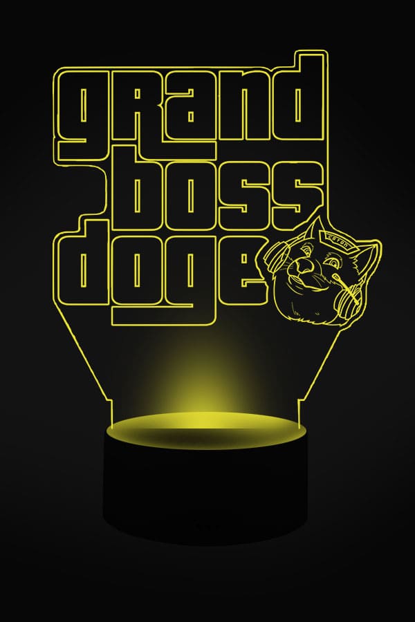 Grand Boss Doge LED Lampe