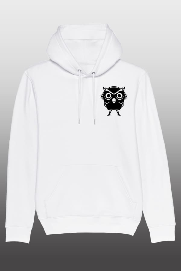 Owl Hoodie White
