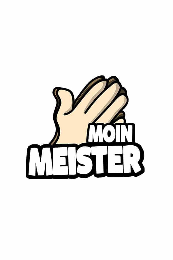 Moin Meister Shirt KP weiß