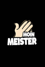 Lade das Bild in den Galerie-Viewer, Moin Meister Hoodie KP schwarz

