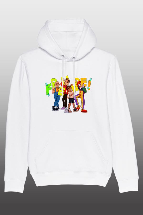 Freunde Hoodie white