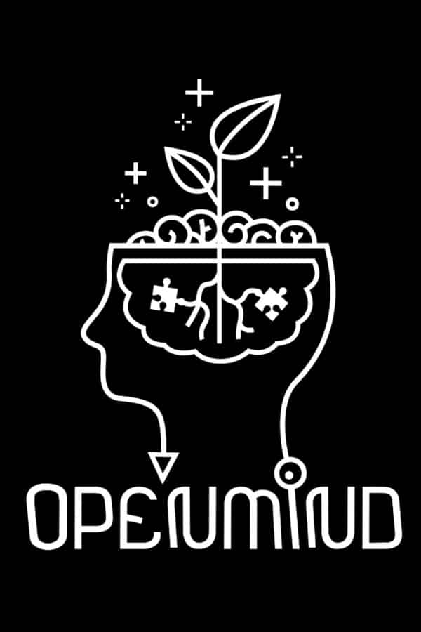 Openmind Head Hoodie schwarz