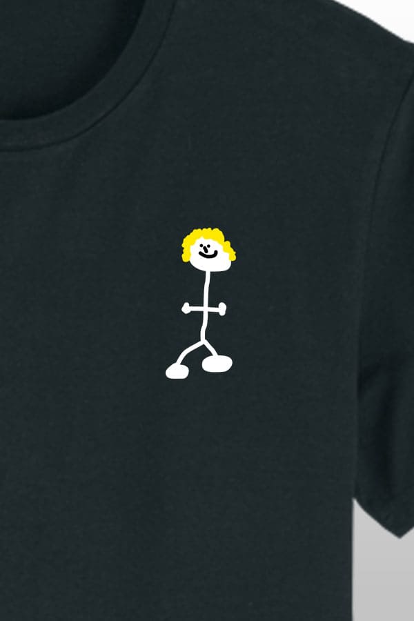 Heideltraut Männchen Shirt schwarz