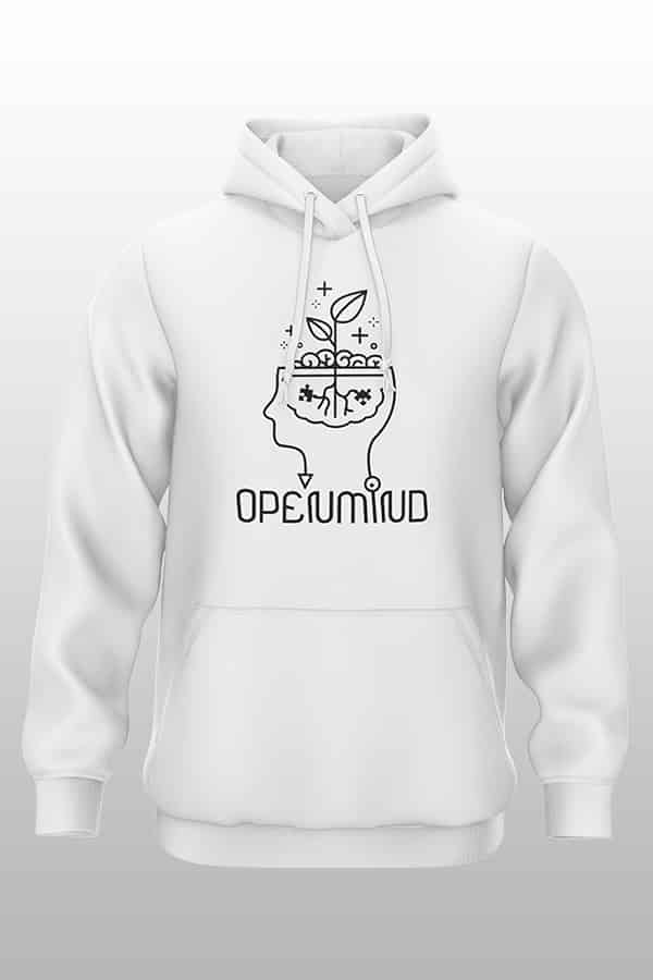 Openmind Head Hoodie weiß