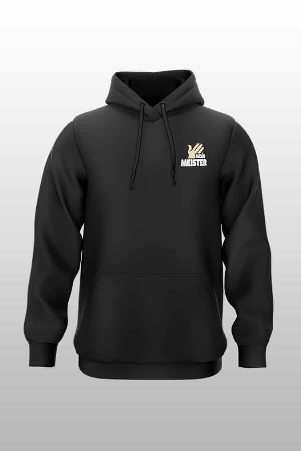 Moin Meister Hoodie KP schwarz