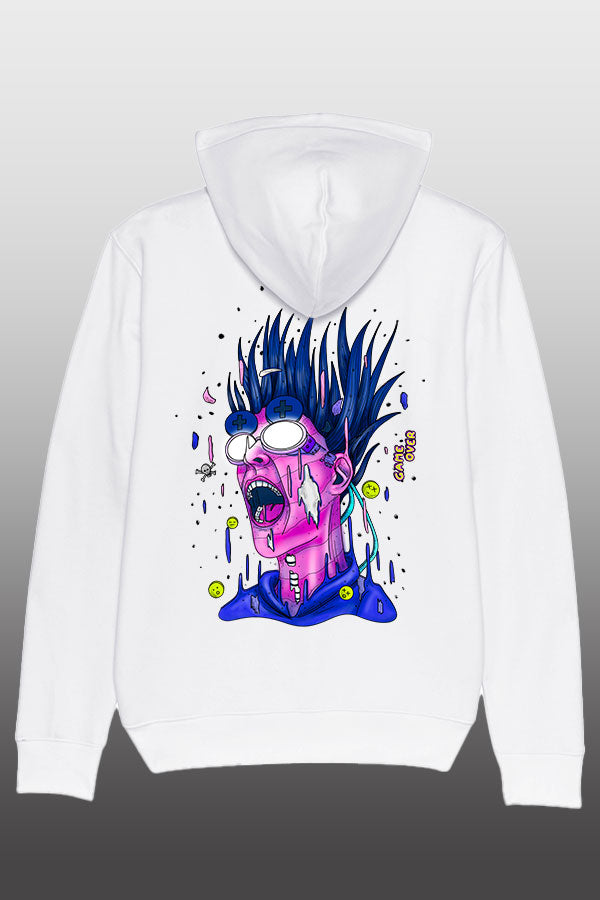 Cyberpunk Hoodie Weiß