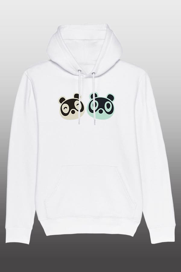 Tanukis Hoodie weiß