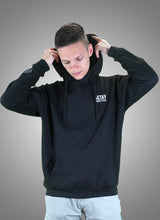 Lade das Bild in den Galerie-Viewer, Stay Friendly Hoodie black AlphaKevin
