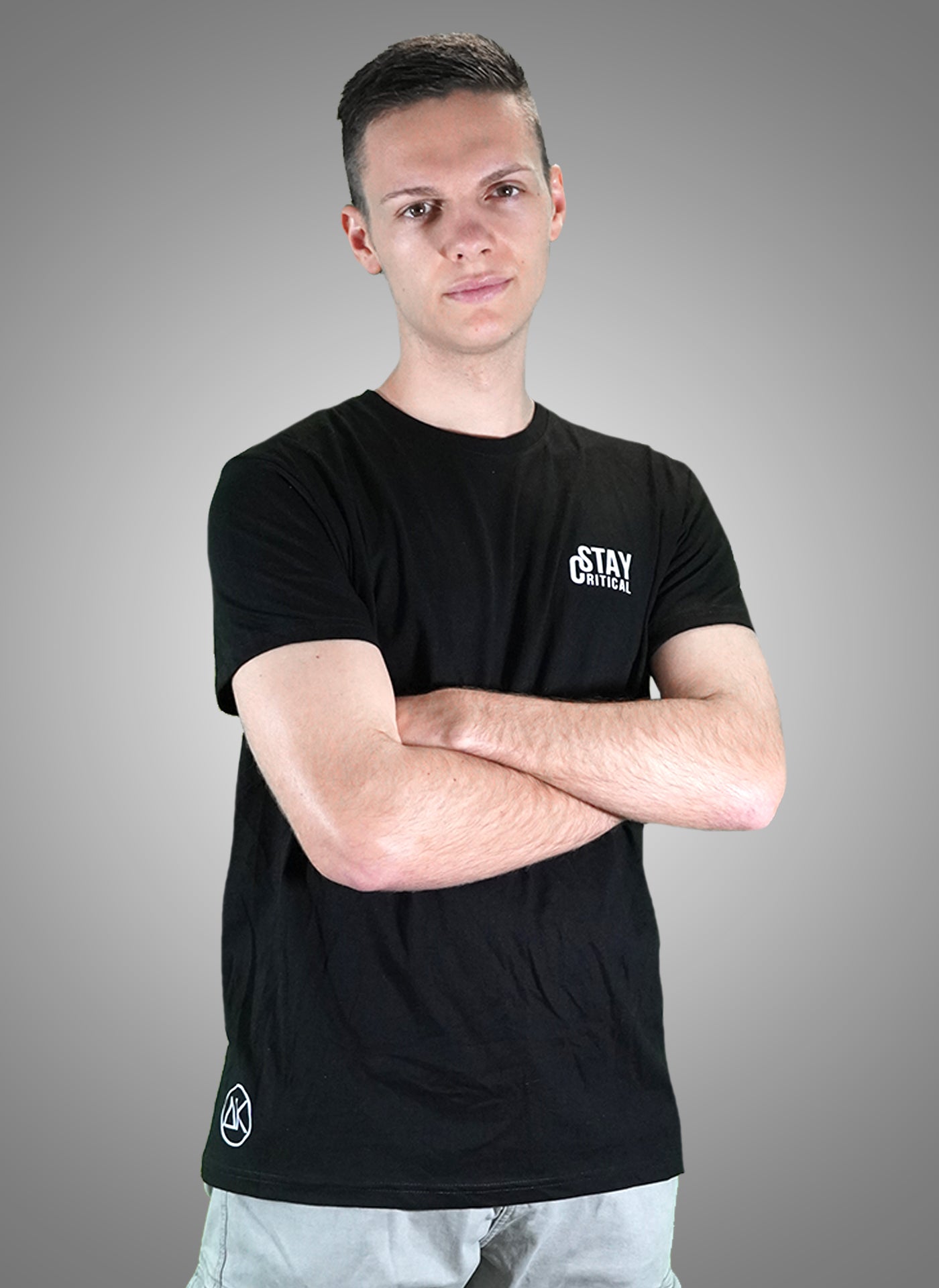 AlphaKevin Stay Friendly Shirt black