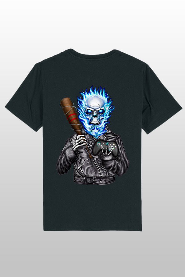 Skelett Shirt Schwarz