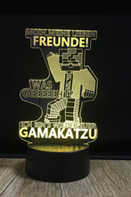 Lade das Bild in den Galerie-Viewer, Gamakatzu 3D LED Lampe LIMITIERT
