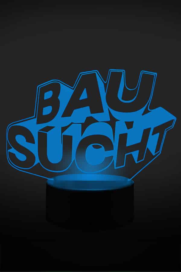 Bausucht 3D LED Lampe